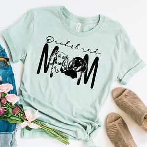 Dachshund Mom Short & Long Haired Doxie Unisex Tee